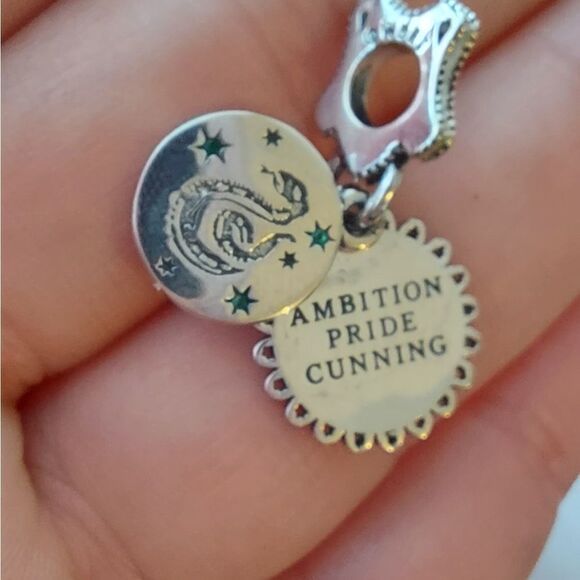 925 Silver Slytherin Harry Potter Charm - Picture 7 of 8